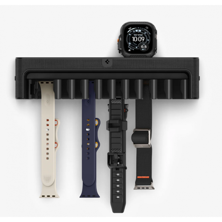 Spigen SGP Βάση Organizer τοίχου Mounted για Apple Watch Band S341 με Top Shelf Tray - ΜΑΥΡΟ - AMP09445